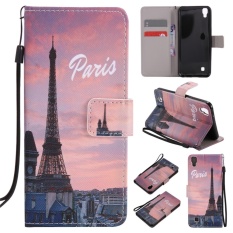 for LG X Power K220 Case Cover - Classic Fashion Style Wallet Flip Stand PU Leather Phone Case - KT18 - intl