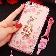 For OPPO A71 Soft Phone Case Handphone Casing Cover With Ring Stand