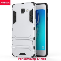 Untuk Samsung Galaxy J7 Max/Di Max 360 Derajat Ultra-Thin Keras Penutup Belakang Detachable 2 In 1 Pelindung Hibrid Shell case Dual-Layer Penuh Pelindung Casing Pelindung Anti Kejut/Anti Jatuh Ponsel Cover dengan Standar Built-in-Intl