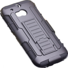 untuk Samsung GALAXY Mega 2 G7509 Belt Clip Case Holster Premium Shockproof Stand Case Hitam-Intl