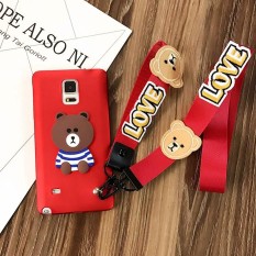 untuk Samsung Galaxy Note 4 Soft Handphone Case Fashion Casing Cover-Intl