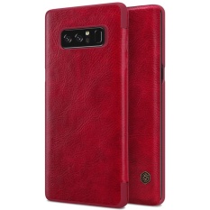 Untuk Samsung Galaksi Note 8 Lipat Case NILLKIN Qin PU Kulit Sarung Super Tipis Lipat Kartu Saku untuk Note8 dengan Paket Eceran-Internasional