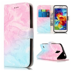 untuk Samsung Galaxy S5 I9600 Case Cover-Gaya Busana Klasik Dompet Flip Stand PU Kulit Phone Case-YH80 -Intl