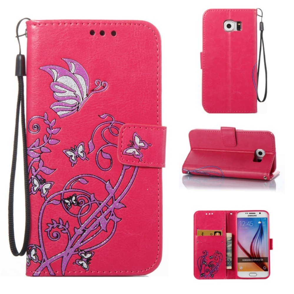 untuk Samsung Galaxy S6/G920 Case Cover-Gaya Busana Klasik Dompet Flip Stand PU Kulit Mobile Phone Case -Intl untuk Samsung Galaxy S6/G920 Case Cover-Gaya Busana Klasik Dompet Flip Stand PU Kulit Mobile Phone Case -Intl