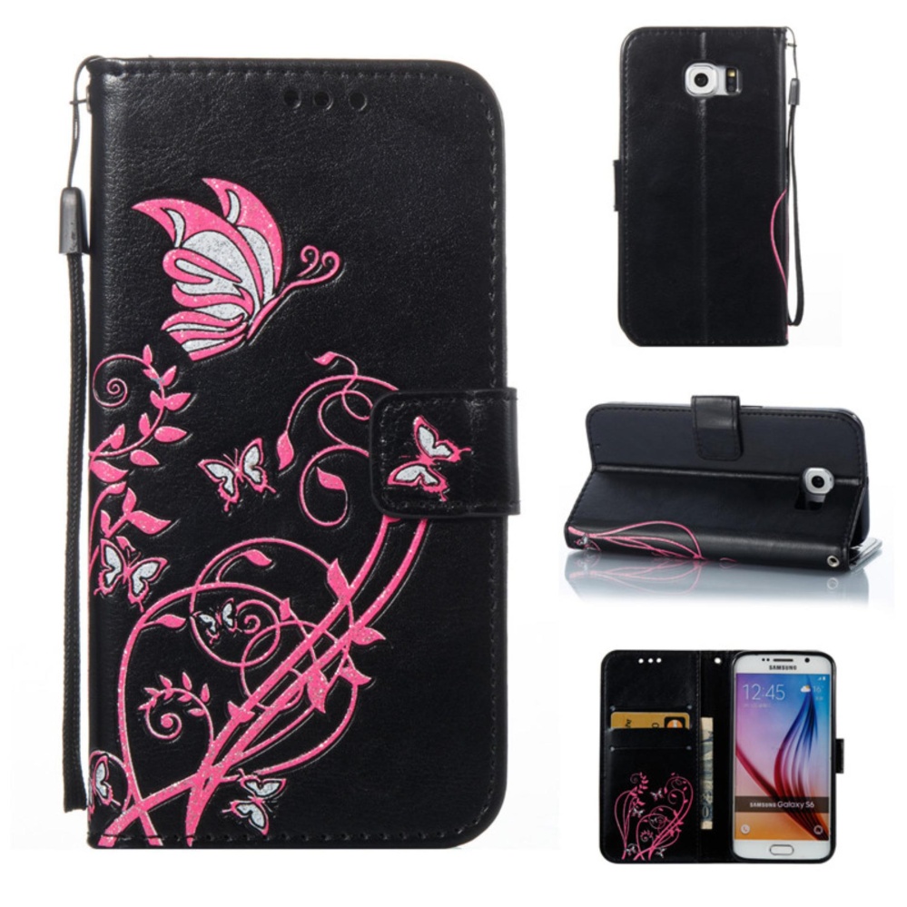 untuk Samsung Galaxy S6/G920 Case Cover-Gaya Busana Klasik Dompet Flip Stand PU Kulit Mobile Phone Case -Intl untuk Samsung Galaxy S6/G920 Case Cover-Gaya Busana Klasik Dompet Flip Stand PU Kulit Mobile Phone Case -Intl