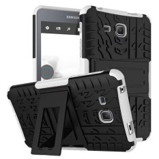 untuk Samsung Galaxy Tab A 7.0 (2016) T280 T285 Tablet Case, Pelindung Cover Tablet Kasus Rugged Impact Armor Hybrid Shell Dual-Layer Detachable Shockproof-Putih-Intl