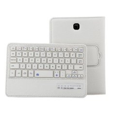 untuk Samsung Galaxy Tab S2 8.0 T710/T715 2 In 1 Dilepas Bluetooth Keyboard Lengkeng Tekstur Kulit Case With Pemegang (Putih)