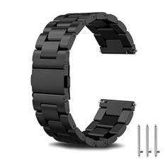 For Samsung Gear S3 Frontier/Classic Band,TOROTOP 22MM Premium Solid Stainless Steel Watch Band Replacement Buckle Metal Strap Wrist Band for Gear S3 Classic/Frontier Smart Watch Band - intl