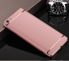 Untuk VIVO V5 3 In1 Penuh Perlindungan Ultra Ramping Keras Warna Tidak Mengkilap Ponsel Case Anti Jatuh Sarung Anti Guncangan Pelapisan Bingkai Mewah selubung untuk VIVO V5 Perumahan Cangkang-Internasional