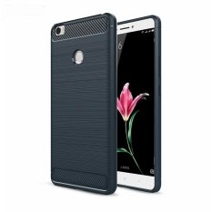 untuk Xiaomi Mi Max Case Armor Rugged Yang Ramping Shockproof Hybrid Karet Lembut Silicone Kasus Telepon Cover untuk Xiaomi Max 6.44 Inch (Biru) -Intl