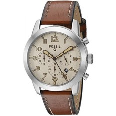 Fossil Q Pilot Gen 1 Hybrid Brown Leather Smartwatch