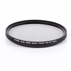 FOTGA 72 Mm Tipis Fader Filter ND Adjustable Variabel Kepadatan Netral ND2 untuk ND400 untuk Canon/Nikon 18- 200 Canon 17-85-Intl