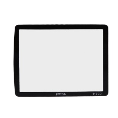 FOTGA Kaca Optik LCD Pelindung Layar Film untuk EOS 1100D Pemberontak T3-Intl (Hitam)