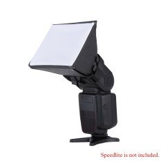 Fotografi Flash portabel Mini Kit untuk penyebar Softbox Canon EOS Nikon Olympus Pentax Sony Sigma DSLR Speedlite Flash