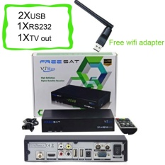 FREESAT V7 Max wifi hd receptor Satellite Receiver 1080P FULL HD DVB-S2 Decoder Support YouTube freesat v7 max Powervu - intl
