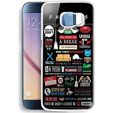 Friends Tv Cover Collage For Samsung Galaxy S6 White Case New DIY - intl