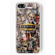 Friends Tv Series Collage Art For Iphone And Samsung Galaxy (Iphone 5 5S White) - intl