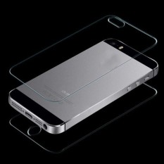 Depan & Belakang Kaca Antigores Pelindung Layar Film untuk iPhone 5 5G 5s-Intl