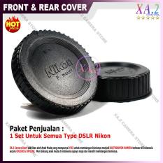 FRONT COVER & REAR LENS CAP FOR NIKON DSLR AF-P AF-S ( OEM )