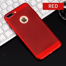 Frosted Matte Disipasi Panas Hollowed-keluar Grid Phone Case Hard PC Ultra Tipis Pelindung Back Cover Shell untuk IPhone 7 Plus Kasus 5.5 Inch-Intl