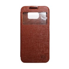 FS Benfer Flip Cover Oppo Joy R1001 - Cokelat