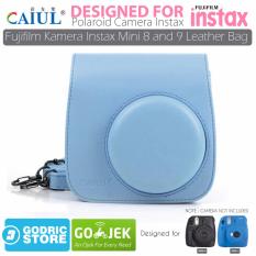 Godric Leather Bag/Tas/Case for Fujifilm Kamera Instax Mini 8 dan 9 - Biru