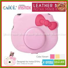 Fujifilm Leather Bag Polaroid Instax Mini 8 Hello Kitty Tas / Case