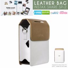 Fujifilm Leather Bag Polaroid Instax Share SP-2 Tas Case Kamera SP2 - Gold