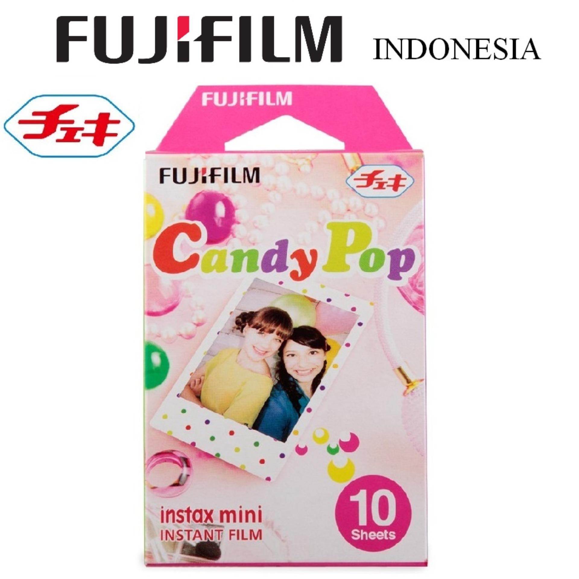 Fujifilm Refill Kamera Instax Mini Film Camera Candy Pop - 10 Lembar