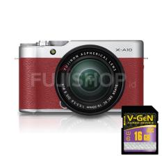 FUJIFILM X-A10 XA10 KIT 16-50Mm - Brown + Cashback