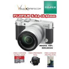 Fujifilm X-A3 16-50mm - Mirrorless - Silver - Garansi 2 thn