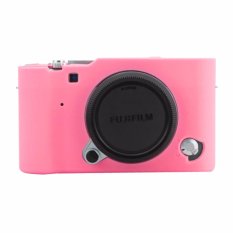 Godric Silicone Fujifilm X-A3 / X-A5 / X-A10 / X-A20 / XA3 / XA5 / XA10 / XA20 Silikon Case / Sarung Silicon Kamera Mirrorless - Pink Muda