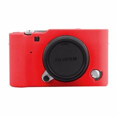 Godric Silicone Fujifilm X-A3 / X-A5 / X-A10 / X-A20 / XA3 / XA5 / XA10 / XA20 Silikon Case / Sarung Silicon Kamera Mirrorless - Pink Tua