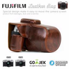 Fujifilm X-T10 / XT10 / X-T20 / XT20 Leather Bag / Case / Tas Kamera - Coklat Tua