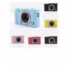 Fujifilm Xa3 X-A3 Silicone Case Casing Silikon Case Sarung / Pink Tua