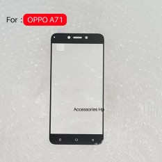 Kenzoe Full Cover Tempered Glass Warna Screen Protector for Oppo A71 - Black
