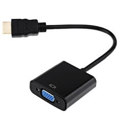 Full HD 1080 P HDMI Male TO VGA Female Converter For HDTV Daftar Harga PS3/DVD Player- INTL