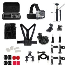 Panas Lengkap Hemat Biaya 36 Di 1 Aksesoris Kit dengan Sabuk Dada. Headstrap untuk GoProHero4/3 +/3/2/1 SJ4000/5000/6000/Xiaomi Yi -Intl
