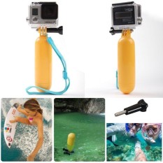 Panas Lengkap Hemat Biaya Kuning Air Mengambang Pegangan Tangan Dudukan Pegangan Aksesori Pengapung Untuk GOPRO HERO 4/3 +/3/2/ 1-Intl
