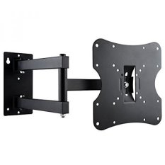 Full Motion TV Wall Mount Bracket Low Profile untuk Paling 14-43 Inch Hingga VESA 200x200 MM 4 K HD LED LCD Plasma Vizio Sony LG Outdoor Westinghouse 32 36 40 42 Inch TV Wall Mount Bracket Swivel Beban 66lbs-Intl