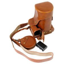 Full Protection Bottom Opening Versi Pelindung PU Kulit CameraCase Bag dengan Desain Tripod Kompatibel untuk Canon EOS 1100D Wi- INTL