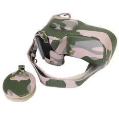 Full Protection Bottom Opening Versi Pelindung PU Kulit CameraCase Bag dengan Desain Tripod Kompatibel untuk Canon EOS 60D 70D- INTL
