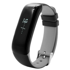 fuskm Bluetooth Smart Band P1 Heart Rate Blood Pressure Fitness Track Pedometer Sport Wristband Cicret Bracelet - intl