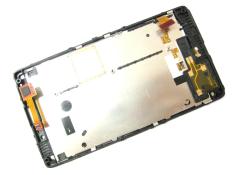 G-Plus Full LCD Display dengan Layar Sentuh Digitizer Bingkai untuk Nokia Lumia 820