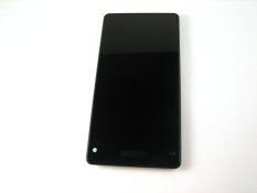 G-Plus LCD Display + Digitizer Layar Sentuh + Bingkai untuk SONY Xperia Z1 Kompak D5503 ~ Hitam