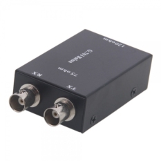G703 RJ45 (120 OH) Ke BNC (75 OH) Konverter HXSP-G703 Hitam