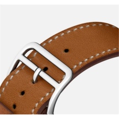 Gaktai Leather Band Double Gelang Wisata Gelang Jam Strap untuk Appleiwatch 38mm Kaliber-tinggi-Intl