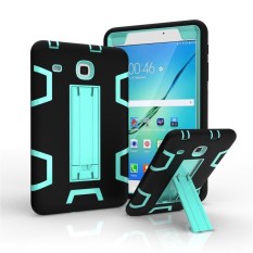 Galaksi TAB E 8.0 Case. Tab E 8.0 Case. 3 Dalam 1 Hibrida Armorshockproof Penuh Badan Pelindung Penyangga Penyangga Case Anda Samsung Galaksi TAB E 8.0-Inci SM-T377 (Hitam + Mint) -Internasional