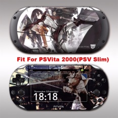 Game console sticker skin pain decal wrap anime Attack On Titan Mikasa·Ackerman for PSV2000 PSvita2000 - intl