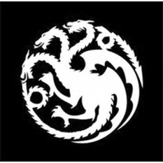 Game of Thrones - Mother of Dragons Decal Vinyl Sticker|Cars Trucks Vans Walls Laptop|WHITE|5.5 in|CCI372